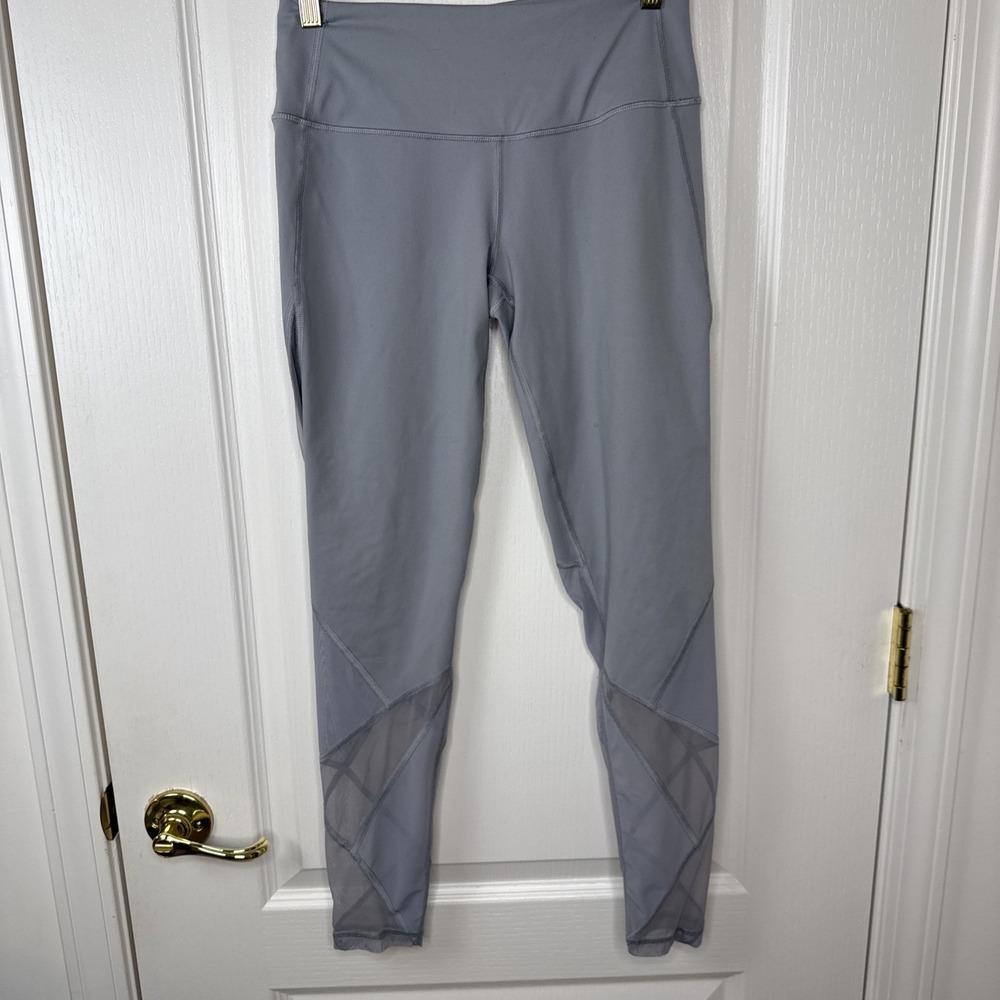 Victorias Secret VS Sport Knockout Tight Womens S Gray Mesh Panel Leggings